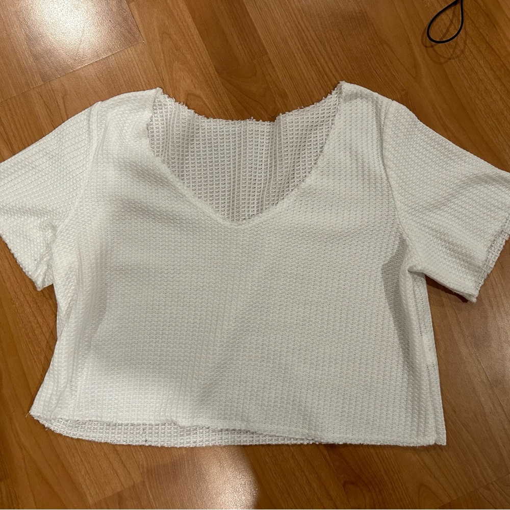 SHEIN Waffle Tee